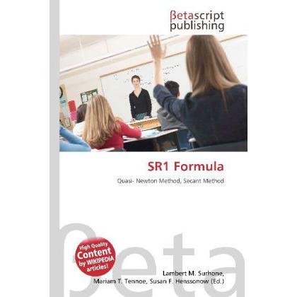 SR1 Formula, Fachbücher von Lambert M. Surhone, Mariam T. Tennoe, Susan F. Henssonow