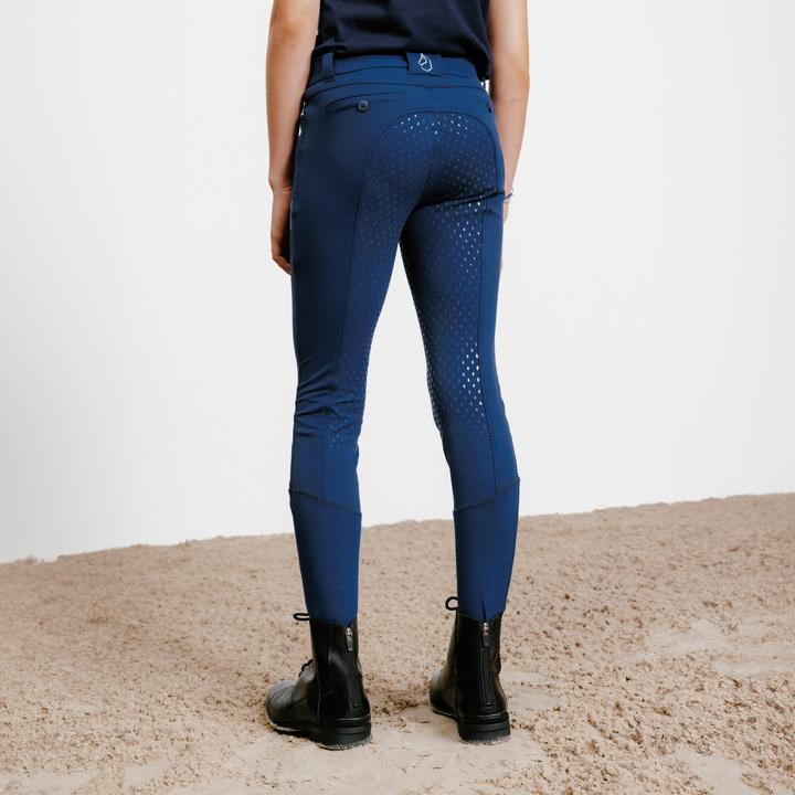 Produktbild Fouganza Reithose Kinder - 580 Full Grip marineblau (140)