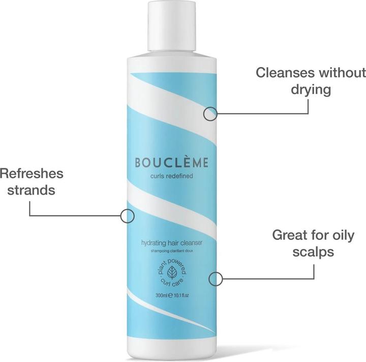 Immagine prodotto Boucleme Bouclème - Detergente idratante per capelli - 300ml (300 ml, Shampoo liquido)