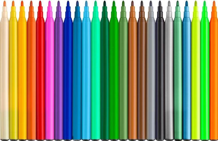 Produktbild Faber-Castell Faserschreiberetui 18+6 Dino sortiert (24x)