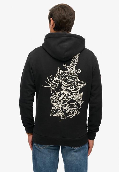 Image du produit Superdry Sweat à capuche ample Tattoo Flash (L)