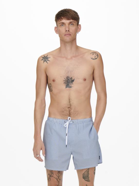 Actual product image Only & Sons Onsted Stripe Seersucker Swim Noos (XXL)