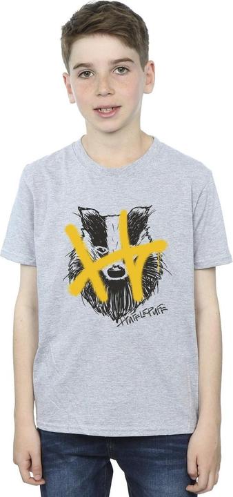 Actual product image Boys Hufflepuff Pop Spray T-Shirt (140, 146)