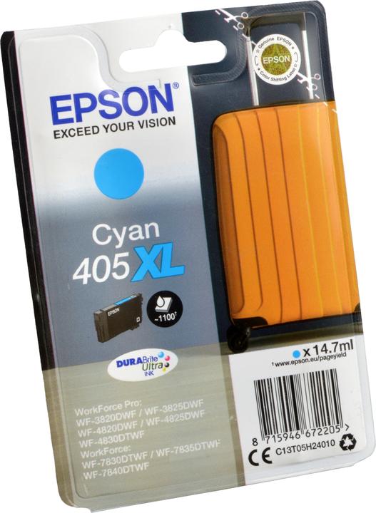 Actual product image Epson Ink cartridge 405XL cyan (C)