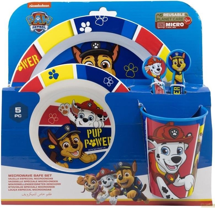 Immagine prodotto Stor Paw Patrol "POP POWER" - Set di stoviglie 5 pezzi