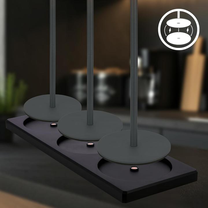 Image du produit Briloner Lampe de table LED RVB rechargeable avec station de charge, réglable en continu (200 lm)