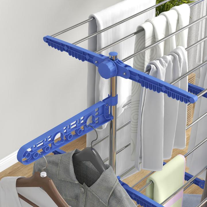 Actual product image Homcom Wäscheständer mit Kleiderhaken