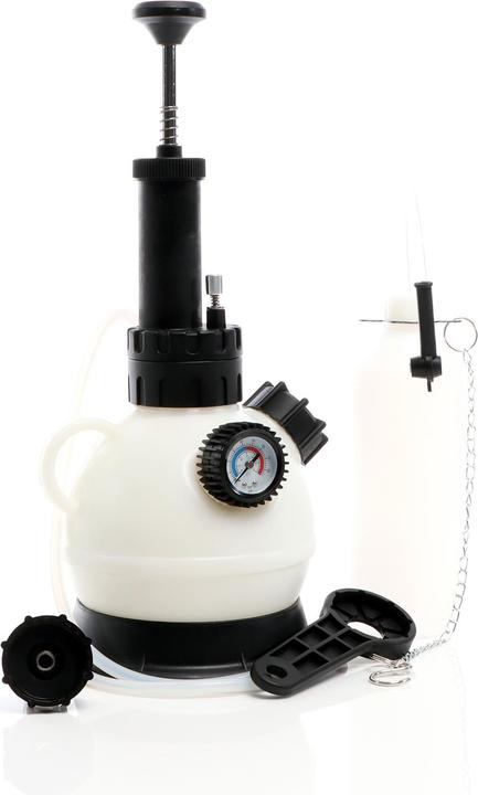 Actual product image XPOtool Brake Fluid Bleeder with 2L Capacity and 1L Suction Recipient for Brake Fluids Brakes
