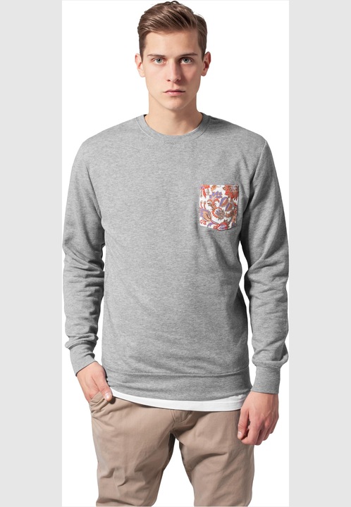 Produktbild Urban Classics Contrast Pocket Crewneck (XS)