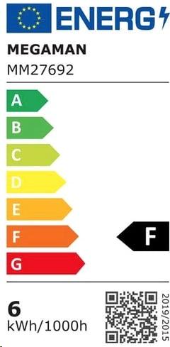 Energie-Label Megaman GX53 LED Warm Reflektor (GX53, 520 lm, 1 x)
