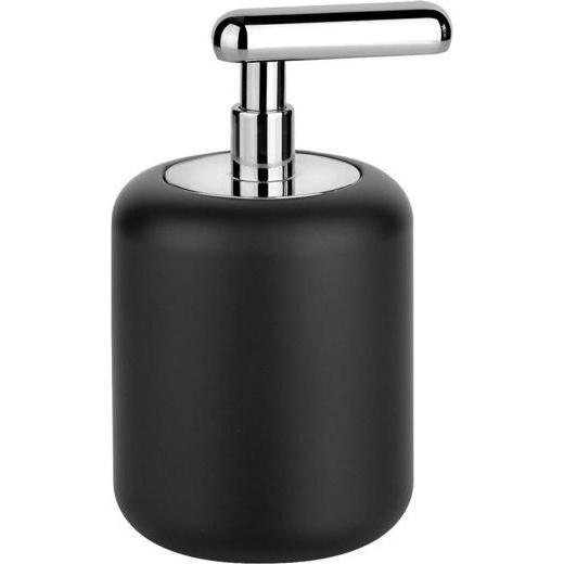 Gessi, Seifenspender + Seifenschale, Goccia Seifenspender Standversion, in GRES schwarz, 38038