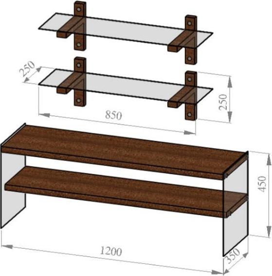 Image du produit Skye Decor Aurelie (120 x 35 x 45 cm)