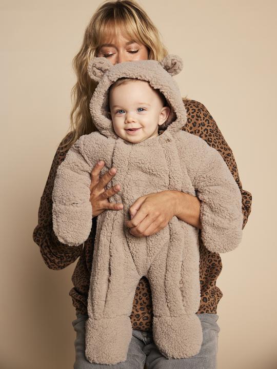 Produktbild Envie de Fraise Gefütterter Baby-Overall mit Leopardenmuster, Familie-Capsule (68)