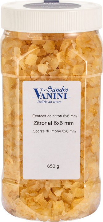 Sandro Vanini Zitronat 6x6mm 650g (650 g)