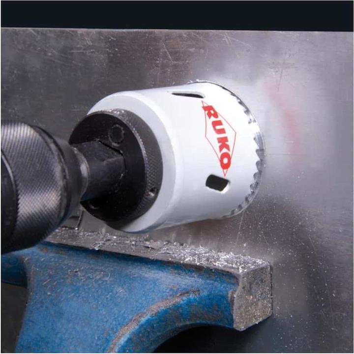 Actual product image Ruko Hole saw set 8 pieces 126302 C (22 mm, 68 mm, 44 mm, 29 mm, 35 mm, 51 mm)