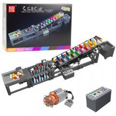 [n]fibrecare Bausteine Kugelbahn mit Elektromotor 1281 Stk.