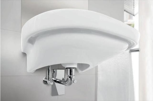 Produktbild Villeroy & Boch V&B Waschtisch ViCare 550x550mm mit ÜL we C+ (550 mm, 550 mm)