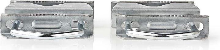 Actual product image Nedis Satellite Mast Clamp | Diameter: 40 - 60 mm | Steel | Silver (Mirrors + antennas Mounting)