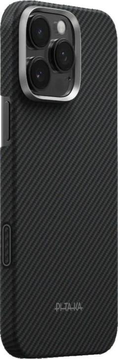 Actual product image Pitaka MagEZ Case 6 600D for iPhone 16 Pro Black/Grey Twill (Apple iPhone 16 Pro)