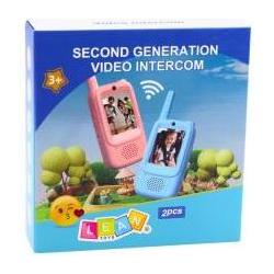 Lean Toys Rosa Walkie-Talkies für Kinder, Walkie talkie, Rosa