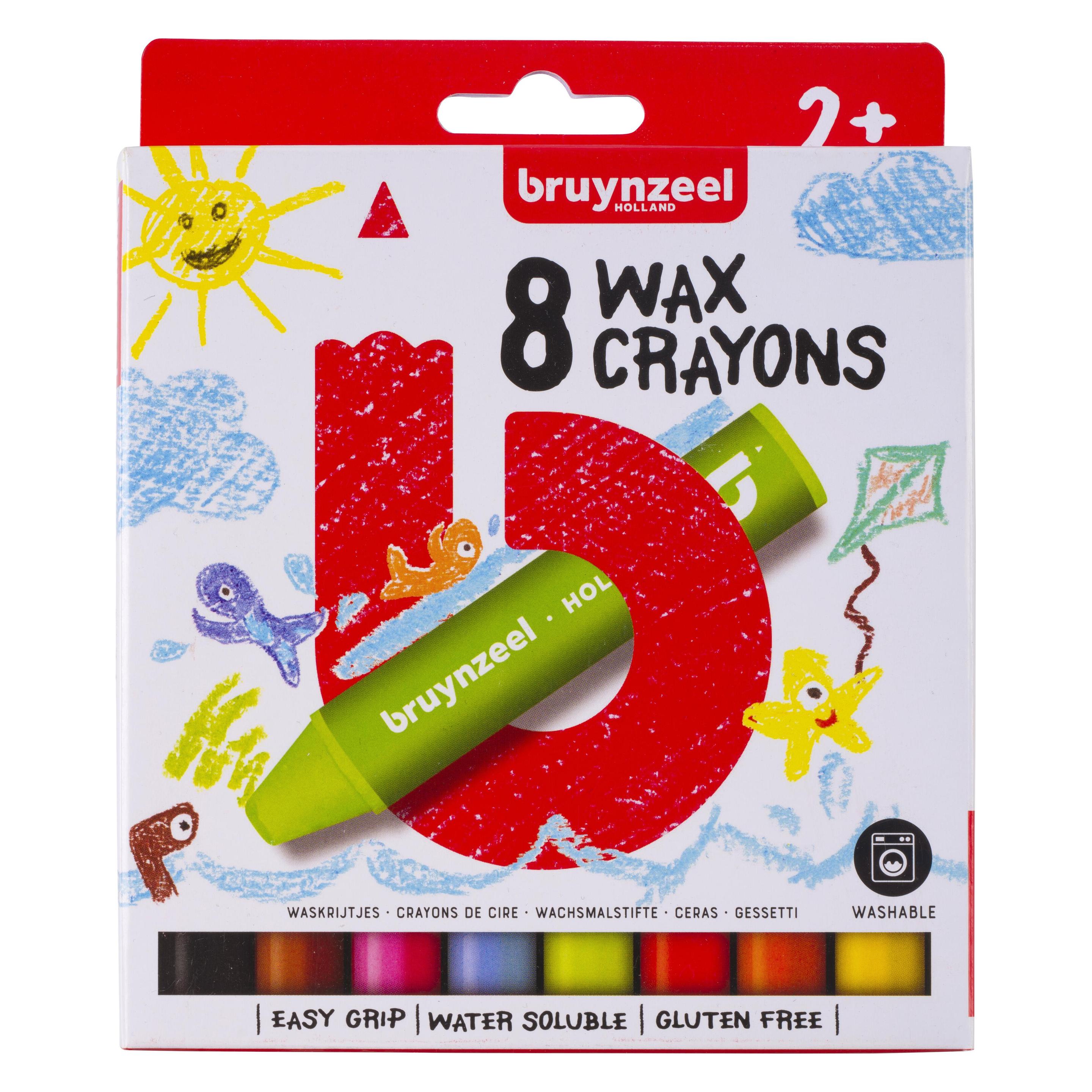Bruynzeel, Malstifte, Kids Wachsmalstifte (8x)