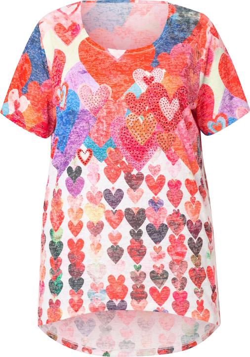Produktbild Miamoda T-Shirt, A-Linie, Herzmuster (58)