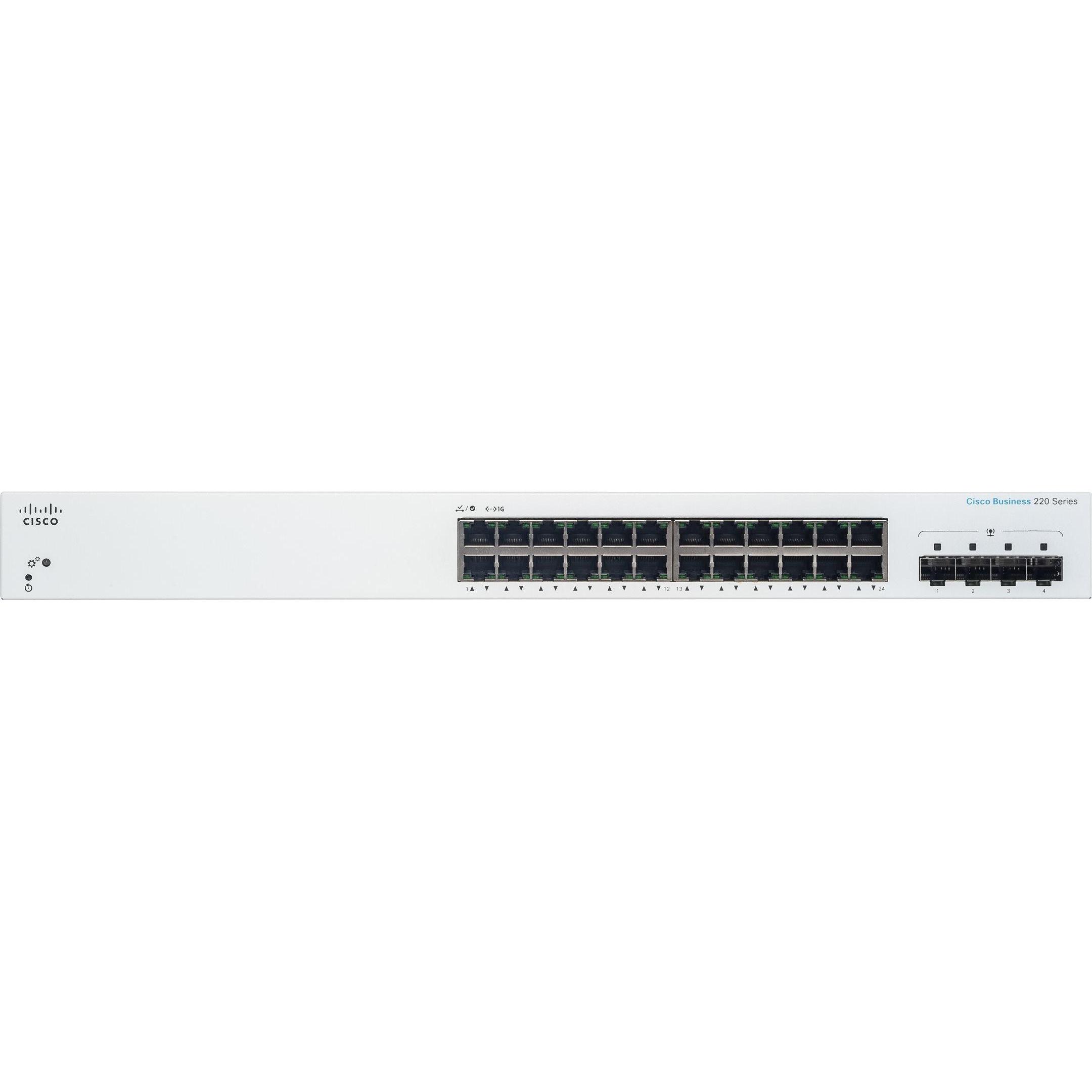 Thumbnail - Cisco CBS220-24T-4G (28 Ports), Netzwerk Switch, Weiss