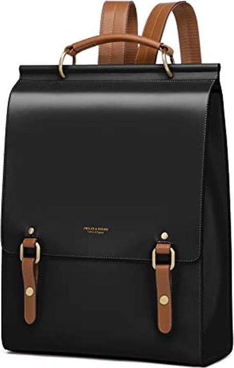 Actual product image Cnoles Leather Backpack Purse