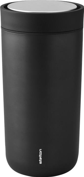 Produktbild Stelton To Go Click Thermobecher 0,4 l schwarzes Metall (0.40 l)