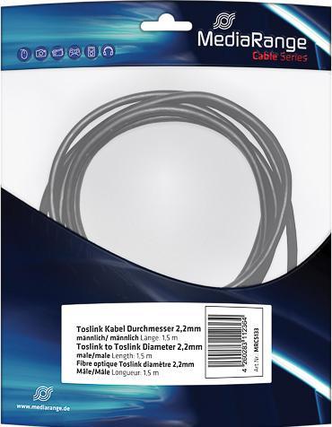 Actual product image MediaRange Digital audio cable (optical) (1.50 m)