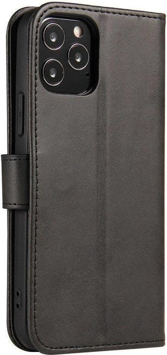 Actual product image Hurtel Magnet Case elegant case case cover with a flap and stand function Oppo Find X5 Pro black (Oppo Find X5 Pro)