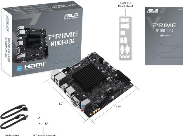 Actual product image ASUS Prime N100I-D D4-CSM (NA (integrated CPU), Mini-ITX)