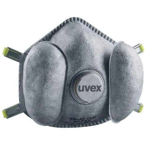 Uvex Safety, Maschera respiratoria, maschera sagomata uvex silv-Air e 7330 FFP3 (FFP3, 3 x)