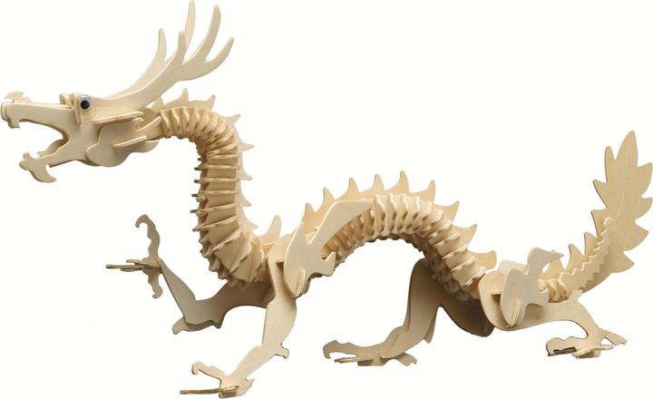 Pebaro Kit de construction en bois Dragon chinois
