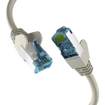M-Cab CAT7 GREY 0.15M RAW CABLE RJ45 (S/FTP, CAT7, 0.15 m), Netzwerkkabel