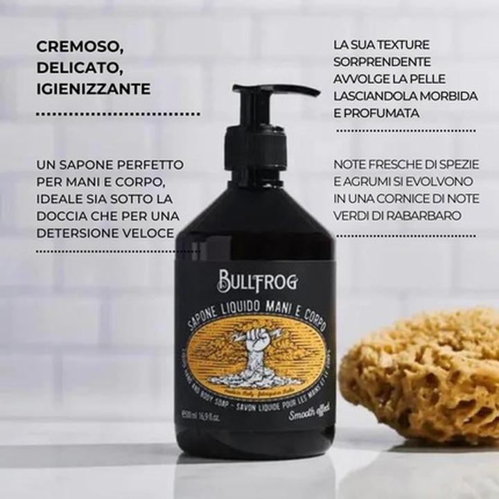 Immagine prodotto Bullfrog - Sapone liquido per mani e corpo (Sapone liquido, 500 ml)