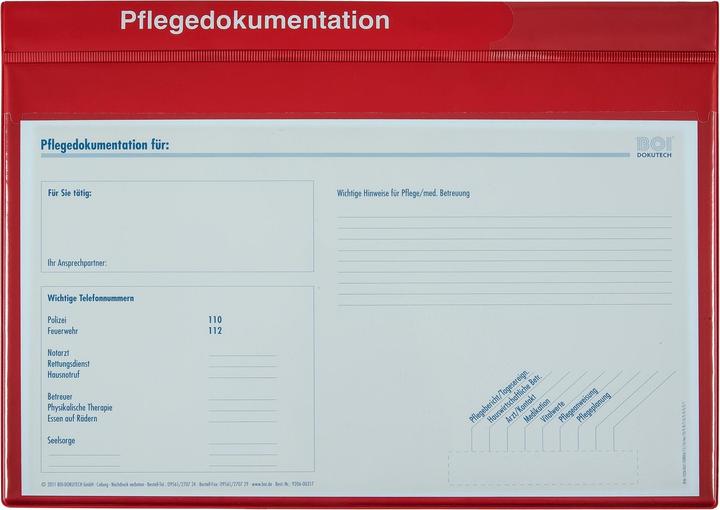 Actual product image Boi Dokutech Patient documentation folder System-Line DIN A4 red (A4, 1 x)