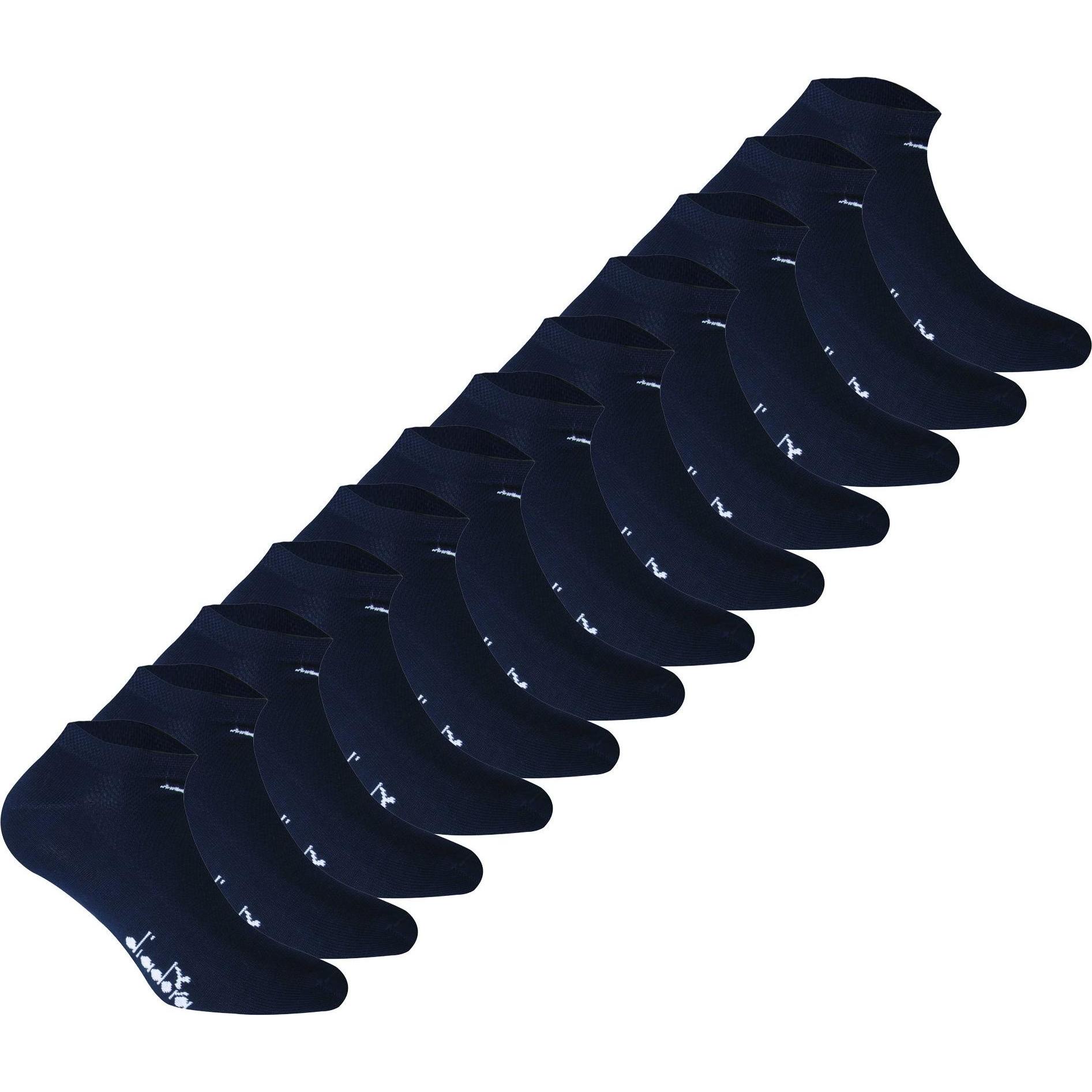 Diadora, Herren, Socken, Unisex Sneaker, Blau, (12er Pack, 39 - 42)
