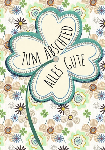Produktbild Cart Abschiedskarte Darrington Zum Abschied alles Gute (1 Stk.)