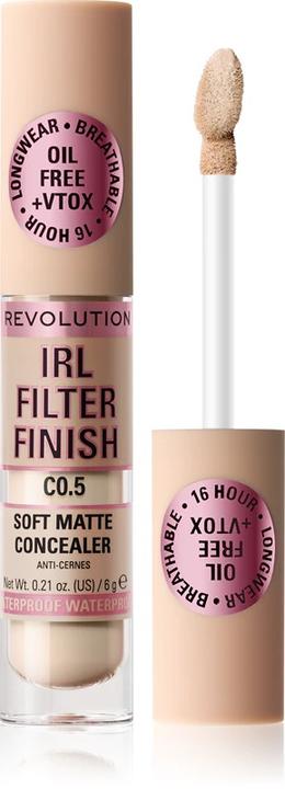 Produktbild I Heart Revolution Makeup Revolution IRL Filter Finish Concealer Medium bis Full Coverage C0.5 6g (C0.5)