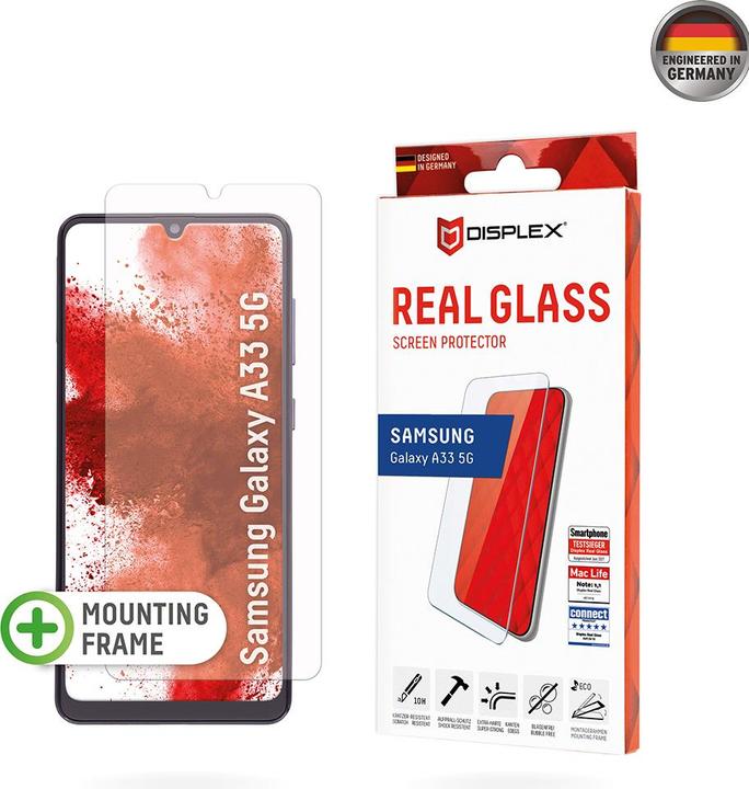 Produktbild Displex Real Glass, 2D Panzerglas (1 Stk., Samsung Galaxy A33 5G)