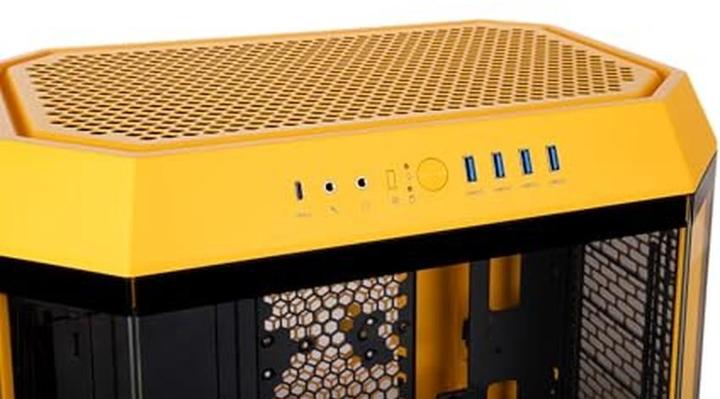 Produktbild Thermaltake The Tower 600 (dunkelgelb, Tempered Glass x 3) (mATX, Mini-ITX, ATX)