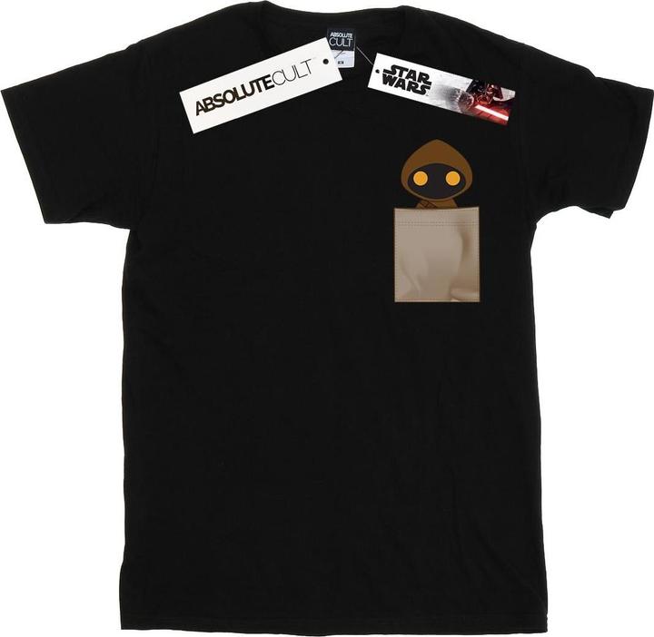 Produktbild Star Wars Jawa Pocket Print Boyfriend Fit TShirt (XXL)