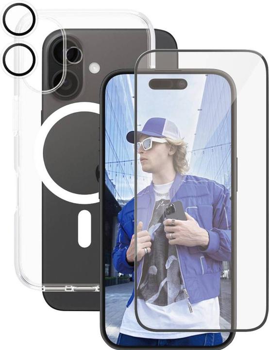 PanzerGlass CARE vlaggenschip 3-in-1 bundel iPhone '24 6.1" (1 Pcs., Apple iPhone 16)