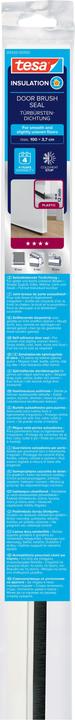 Produktbild tesa tesamoll STANDARD Türdichtschiene, selbstklebende Türdichtung für glatte Böden (0.10 kg, Weiss)