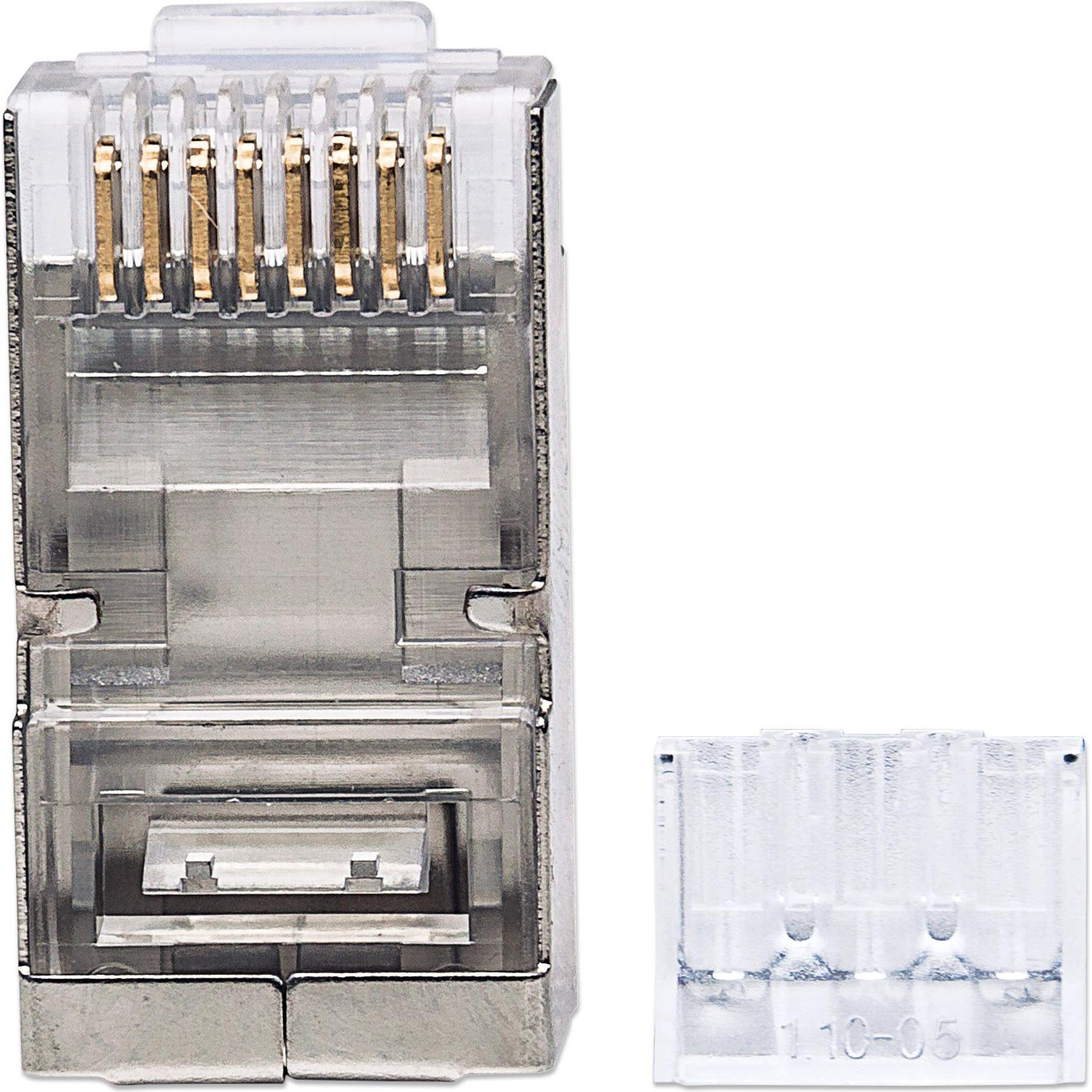Thumbnail - Intellinet Pro Line Modular Plugs (S/UTP, CAT6a, 0.07 m), Netzwerkkabel