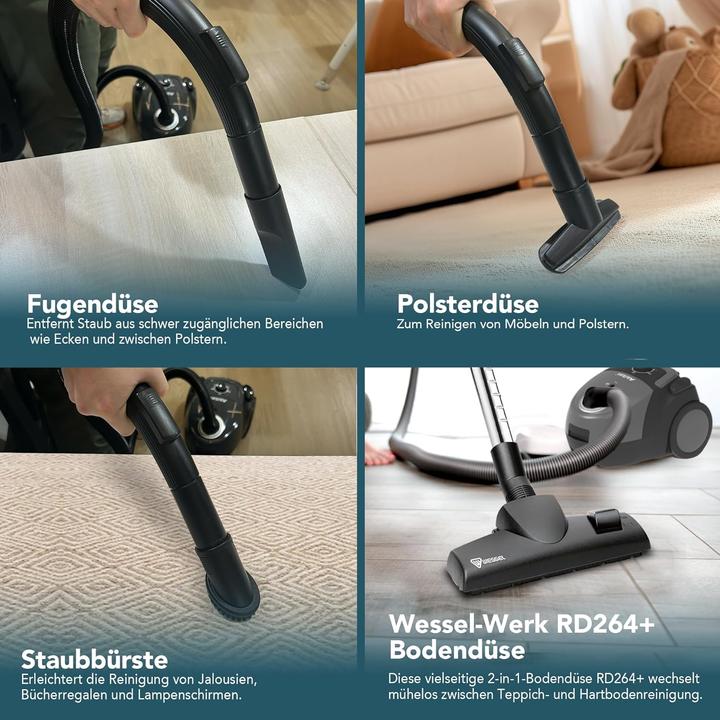 Produktbild Akitas C5 Bodenstaubsauger mit HEPA-Filter