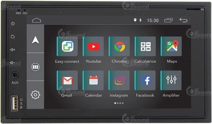 Immagine prodotto JFSound Universelles Android Autoradio mit GPS, Bluetooth, WiFi, USB, DAB+, Carplay und Android Auto
