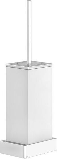 Gessi Rettangolo Accessoires Wand-WC-Bürsterngarnitur, Behälter weiss, 20819