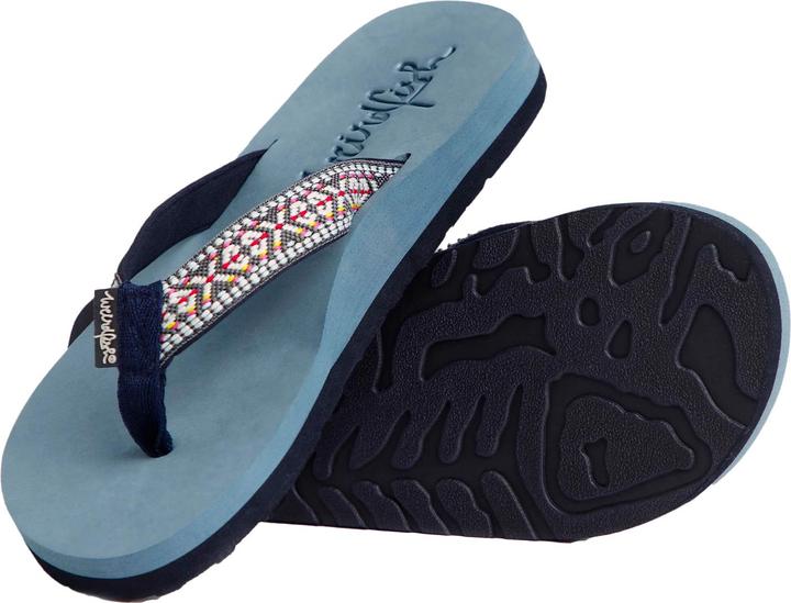 Actual product image Weird Fish Womens/Ladies Adila Braided Flip Flops (40.5)